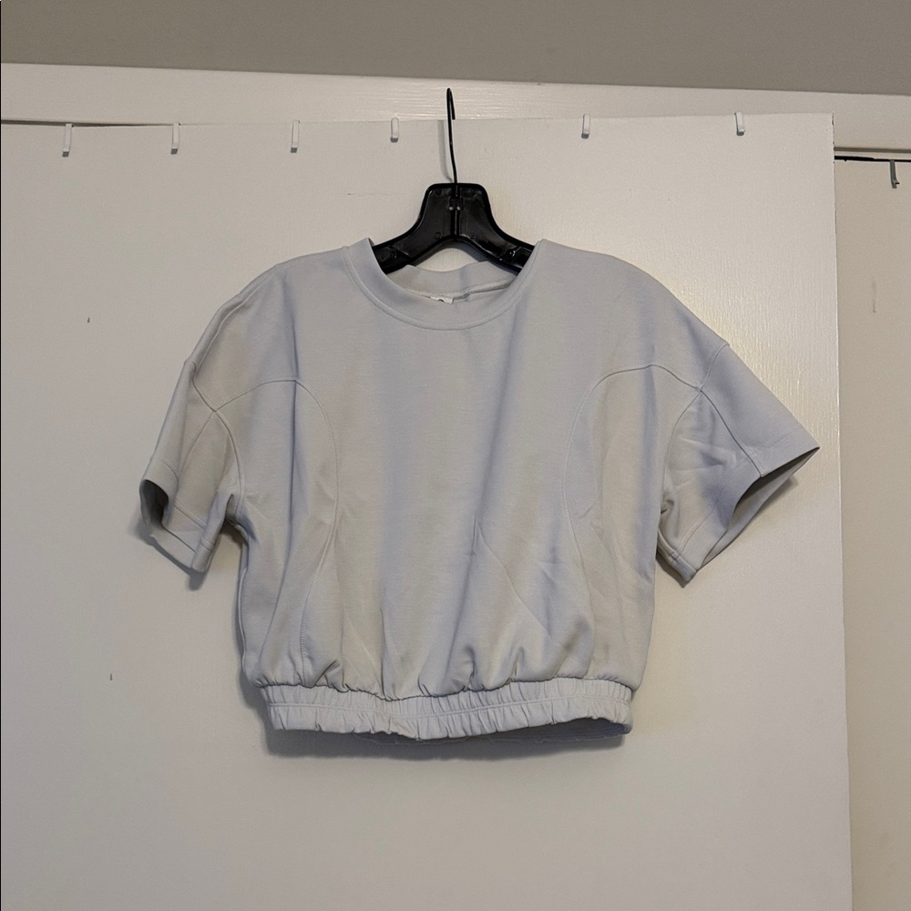 Lululemon Softstream Gathered T-Shirt Light Vapor